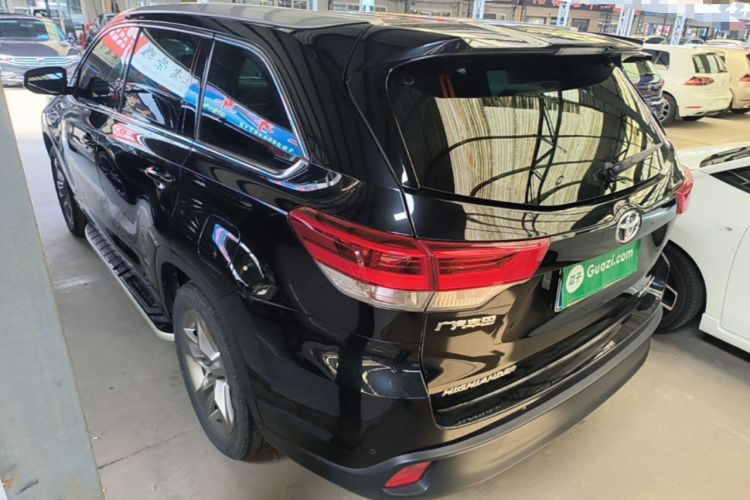 Used Toyota Highlander 2021 2.0T Four-Wheel Drive Prestige Version 7 Seats Rear Left 45 Deg