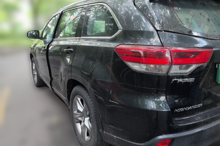 Used Toyota Highlander 2021 2.0T Four-Wheel Drive Prestige Version 7 Seats Rear Left 45 Deg