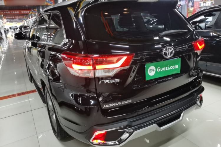 Used Toyota Highlander 2021 2.0T Four-Wheel Drive Luxury Edition 7 Seats Rear Left 45 Deg