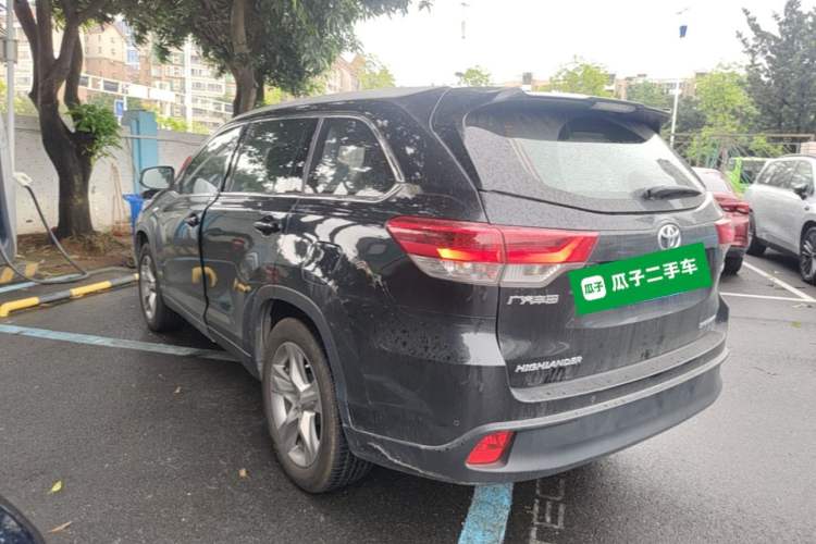 Used Toyota Highlander 2021 2.0T Four-Wheel Drive Knight Edition 7 Seats Rear Left 45 Deg