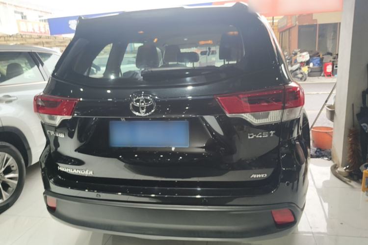 Used Toyota Highlander 2021 2.0T Four-Wheel Drive Elite Edition 7-Seater Rear