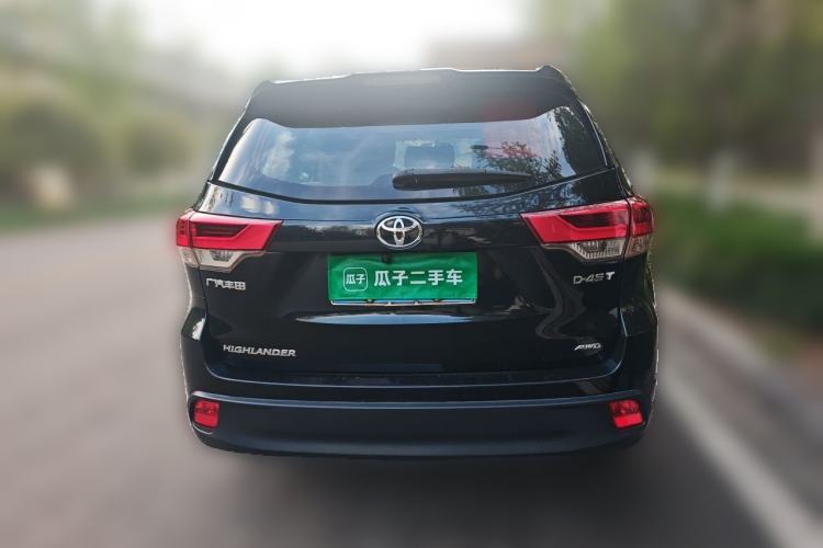 Used Toyota Highlander 2021 2.0T Four-Wheel Drive Elite Edition 7-Seater Rear