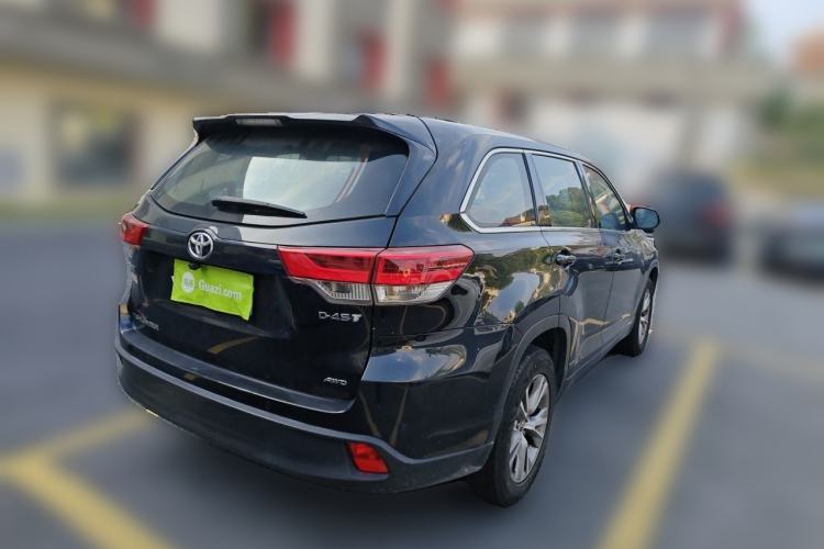 Used Toyota Highlander 2021 2.0T Four-Wheel Drive Elite Edition 7-Seater Rear Right 45 Deg