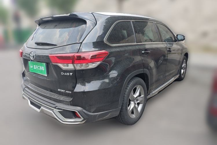 Used Toyota Highlander 2021 2.0T Four-Wheel Drive Luxury Edition 7 Seats Rear Right 45 Deg