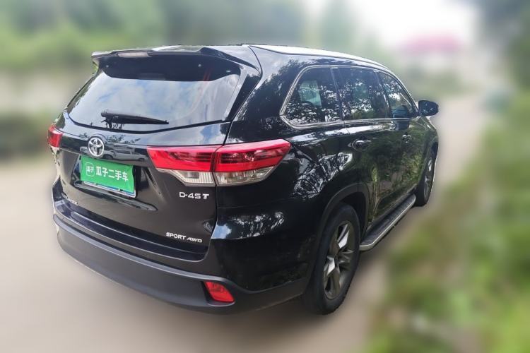 Used Toyota Highlander 2021 2.0T Four-Wheel Drive Prestige Version 7 Seats Rear Right 45 Deg