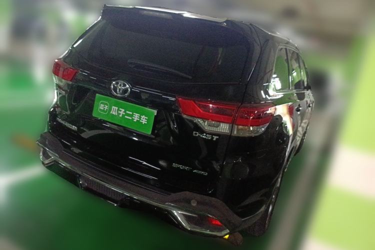 Used Toyota Highlander 2021 2.0T Four-Wheel Drive Luxury Edition 7 Seats Rear Right 45 Deg