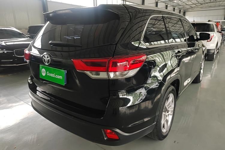 Used Toyota Highlander 2021 2.0T Four-Wheel Drive Luxury Edition 7 Seats Rear Right 45 Deg