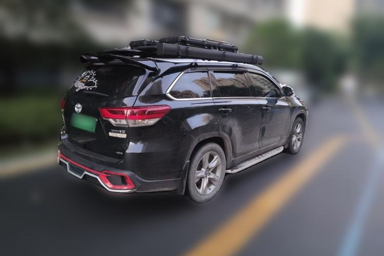 Used Toyota Highlander 2021 2.0T Four-Wheel Drive Luxury Edition 7 Seats Rear Right 45 Deg