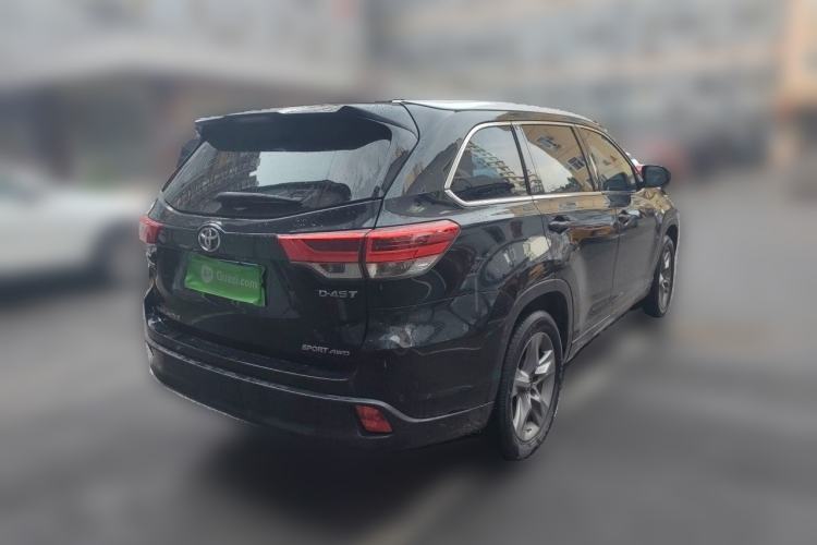 Used Toyota Highlander 2021 2.0T Four-Wheel Drive Luxury Edition 7 Seats Rear Right 45 Deg