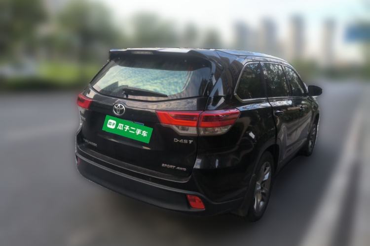 Used Toyota Highlander 2021 2.0T Four-Wheel Drive Prestige Version 7 Seats Rear Right 45 Deg