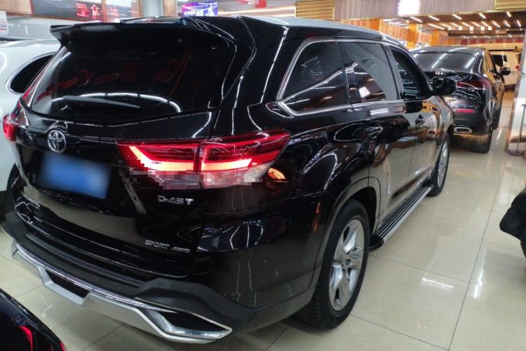 Used Toyota Highlander 2021 2.0T Four-Wheel Drive Prestige Version 7 Seats Rear Right 45 Deg