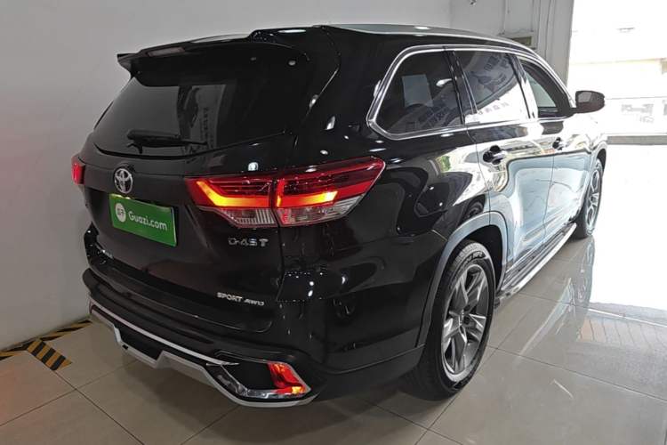 Used Toyota Highlander 2021 2.0T Four-Wheel Drive Prestige Version 7 Seats Rear Right 45 Deg