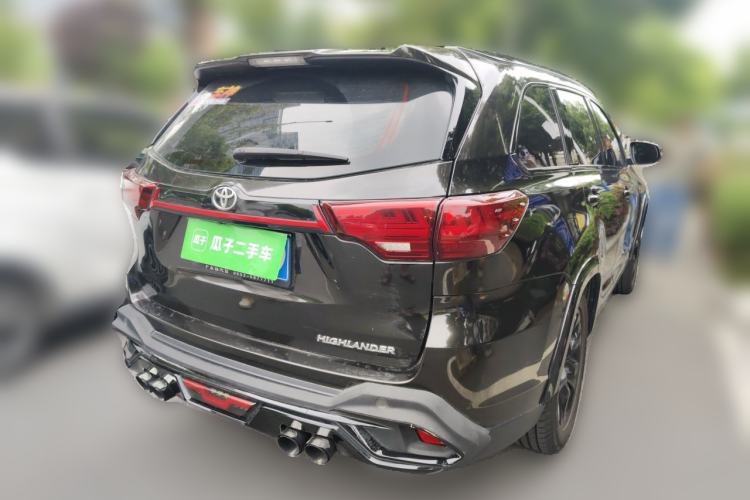 Used Toyota Highlander 2021 2.0T Four-Wheel Drive Luxury Edition 7 Seats Rear Right 45 Deg