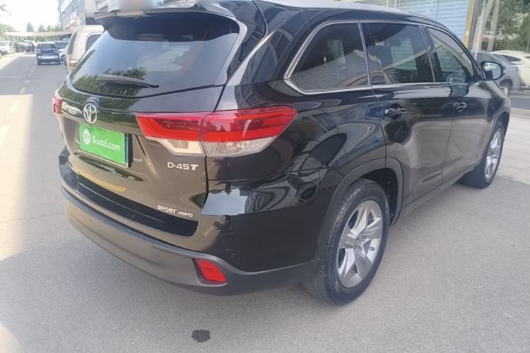 Used Toyota Highlander 2021 2.0T Four-Wheel Drive Luxury Edition 7 Seats Rear Right 45 Deg