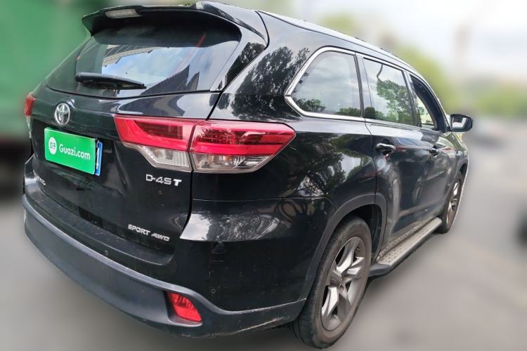 Used Toyota Highlander 2021 2.0T Four-Wheel Drive Luxury Edition 7 Seats Rear Right 45 Deg