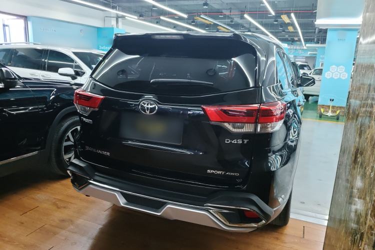 Used Toyota Highlander 2021 2.0T Four-Wheel Drive Luxury Edition 7 Seats Rear Right 45 Deg