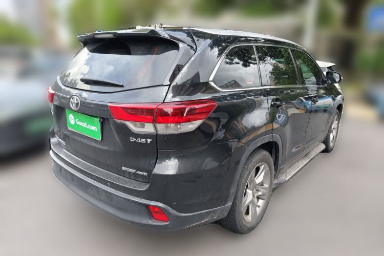 Used Toyota Highlander 2021 2.0T Four-Wheel Drive Luxury Edition 7 Seats Rear Right 45 Deg