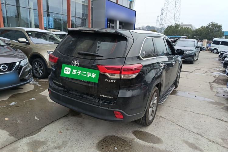 Used Toyota Highlander 2021 2.0T Four-Wheel Drive Luxury Edition 7 Seats Rear Right 45 Deg