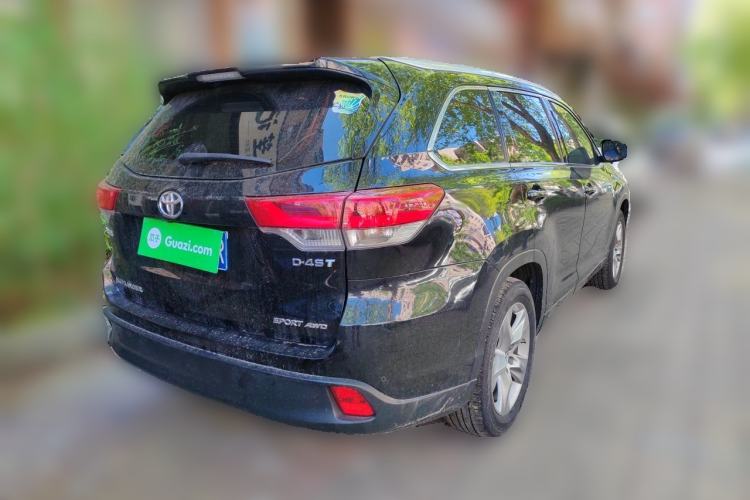 Used Toyota Highlander 2021 2.0T Four-Wheel Drive Luxury Edition 7 Seats Rear Right 45 Deg