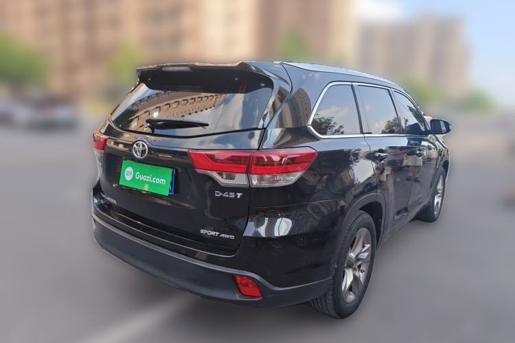 Used Toyota Highlander 2021 2.0T Four-Wheel Drive Prestige Version 7 Seats Rear Right 45 Deg