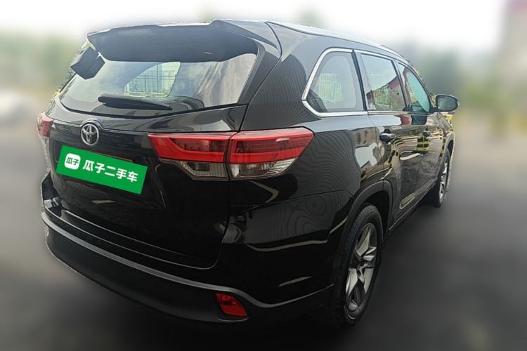 Used Toyota Highlander 2021 2.0T Four-Wheel Drive Luxury Edition 7 Seats Rear Right 45 Deg