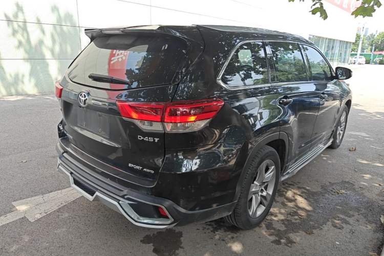 Used Toyota Highlander 2021 2.0T Four-Wheel Drive Luxury Edition 7 Seats Rear Right 45 Deg