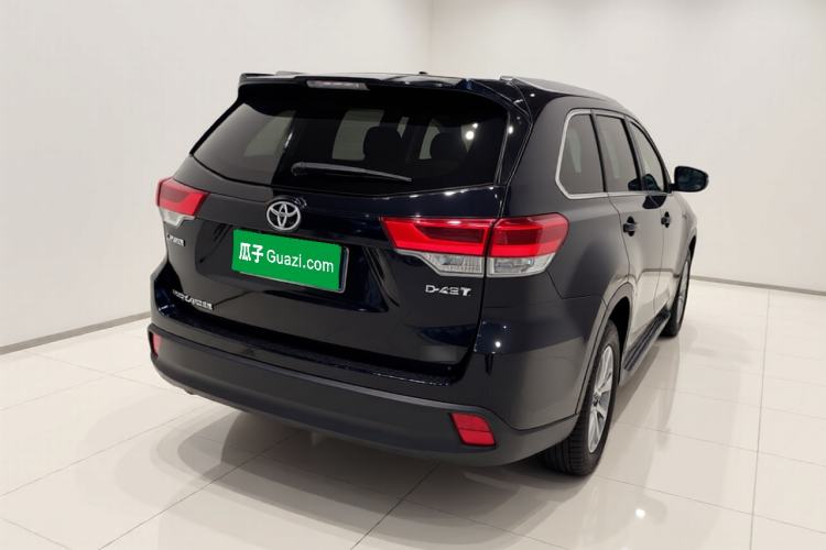 Used Toyota Highlander 2021 2.0T Four-Wheel Drive Elite Edition 7-Seater Rear Right 45 Deg