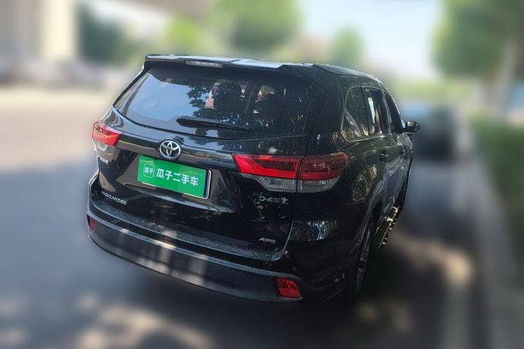 Used Toyota Highlander 2021 2.0T Four-Wheel Drive Elite Edition 7-Seater Rear Right 45 Deg