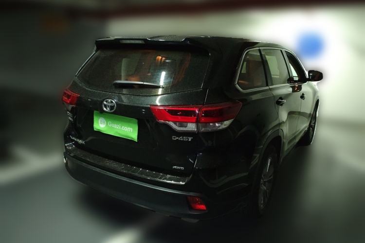 Used Toyota Highlander 2021 2.0T Four-Wheel Drive Elite Edition 7-Seater Rear Right 45 Deg