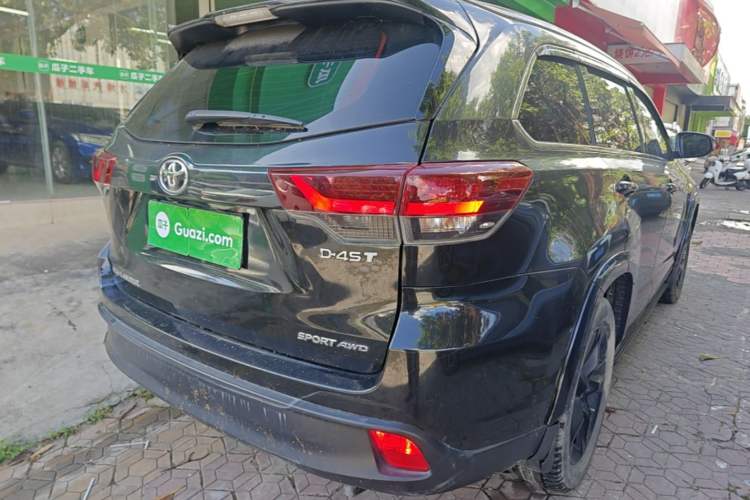 Used Toyota Highlander 2021 2.0T Four-Wheel Drive Knight Edition 7 Seats Rear Right 45 Deg