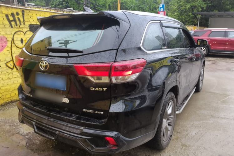 Used Toyota Highlander 2021 2.0T Four-Wheel Drive Luxury Edition 7 Seats Rear Right 45 Deg