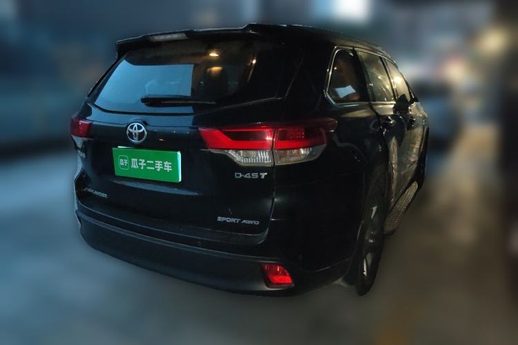 Used Toyota Highlander 2021 2.0T Four-Wheel Drive Luxury Edition 7 Seats Rear Right 45 Deg