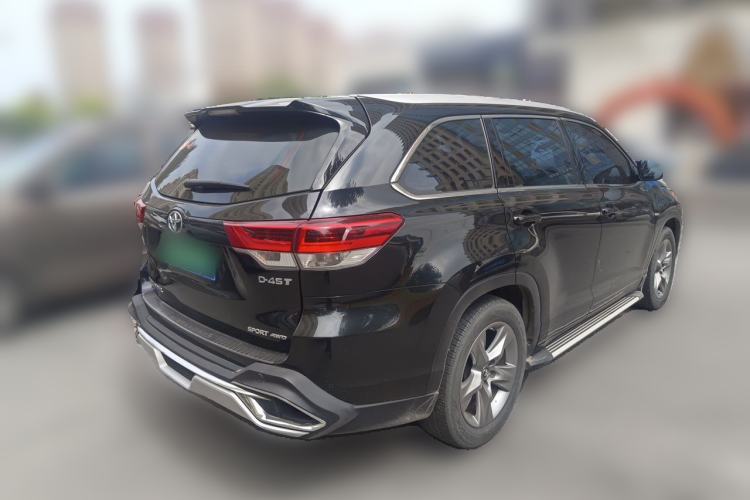 Used Toyota Highlander 2021 2.0T Four-Wheel Drive Luxury Edition 7 Seats Rear Right 45 Deg