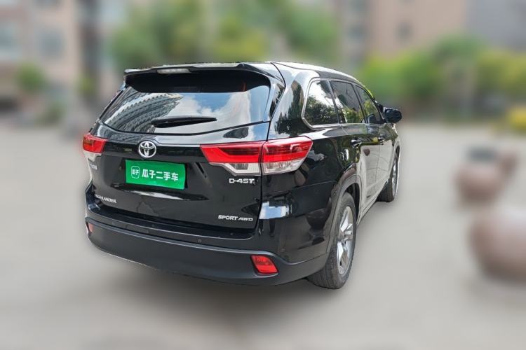 Used Toyota Highlander 2021 2.0T Four-Wheel Drive Luxury Edition 7 Seats Rear Right 45 Deg