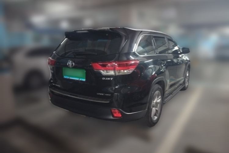 Used Toyota Highlander 2021 2.0T Four-Wheel Drive Luxury Edition 7 Seats Rear Right 45 Deg