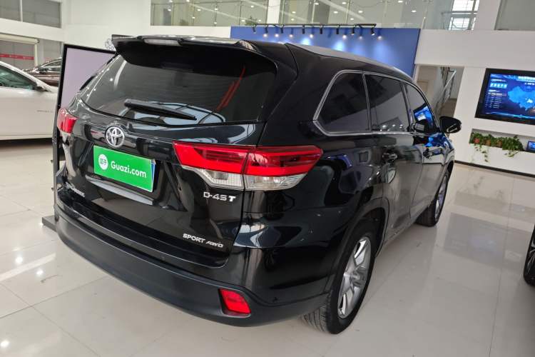 Used Toyota Highlander 2021 2.0T Four-Wheel Drive Luxury Edition 7 Seats Rear Right 45 Deg