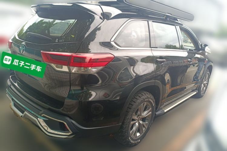 Used Toyota Highlander 2021 2.0T Four-Wheel Drive Elite Edition 7-Seater Rear Right 45 Deg