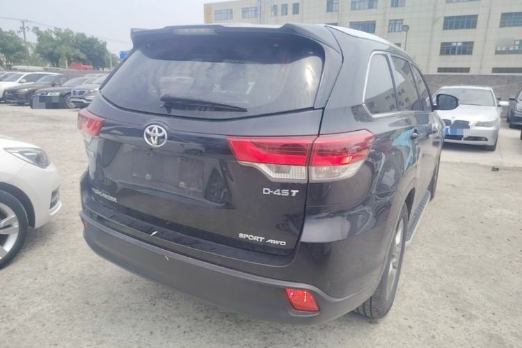 Used Toyota Highlander 2021 2.0T Four-Wheel Drive Prestige Version 7 Seats Rear Right 45 Deg