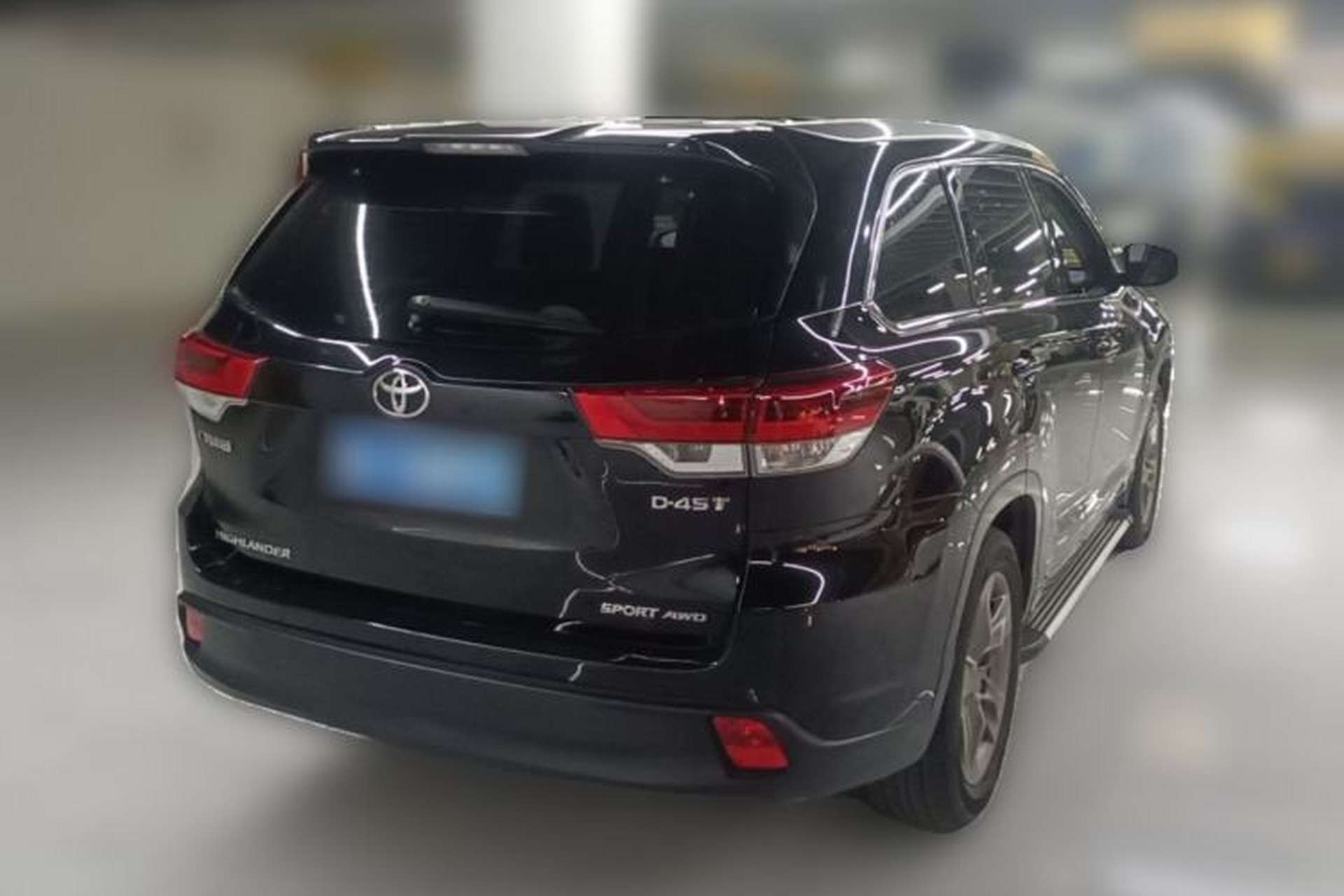 Used Toyota Highlander 2021 2.0T Four-Wheel Drive Prestige Version 7 Seats Rear Right 45 Deg