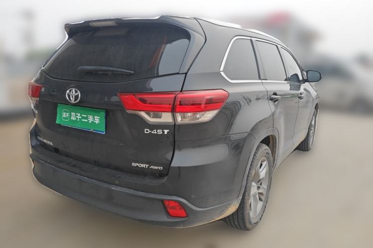Used Toyota Highlander 2021 2.0T Four-Wheel Drive Luxury Edition 7 Seats Rear Right 45 Deg
