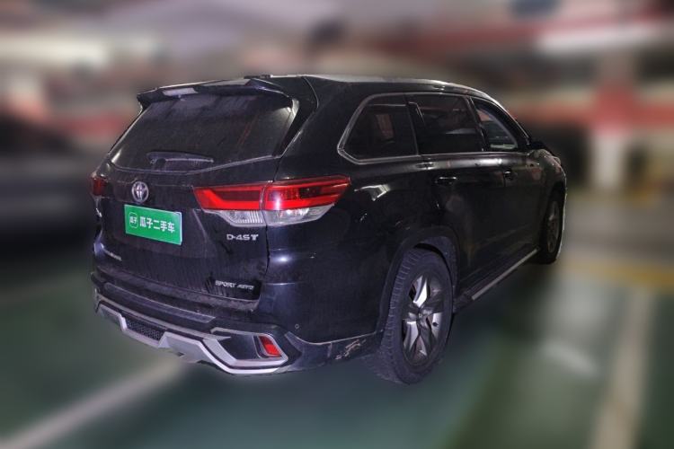 Used Toyota Highlander 2021 2.0T Four-Wheel Drive Luxury Edition 7 Seats Rear Right 45 Deg