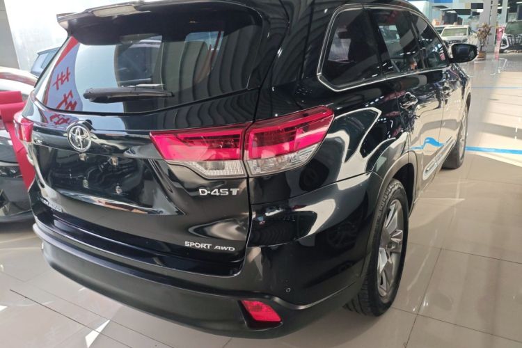 Used Toyota Highlander 2021 2.0T Four-Wheel Drive Luxury Edition 7 Seats Rear Right 45 Deg