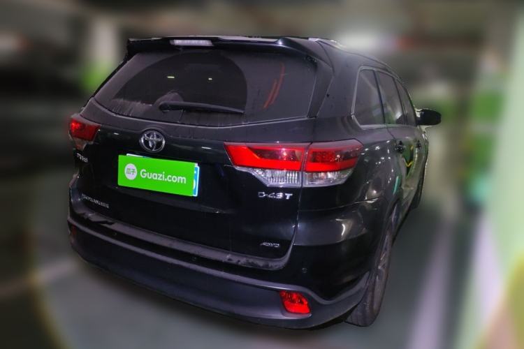 Used Toyota Highlander 2021 2.0T Four-Wheel Drive Elite Edition 7-Seater Rear Right 45 Deg