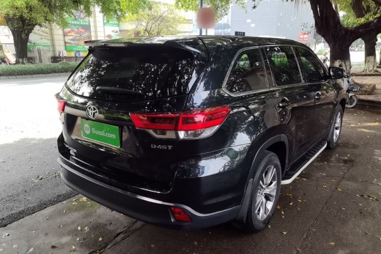 Used Toyota Highlander 2021 2.0T Two-Wheel Drive Elite Edition 5 Seats Rear Right 45 Deg