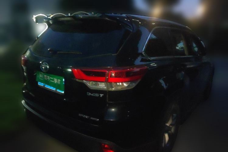 Used Toyota Highlander 2021 2.0T Four-Wheel Drive Luxury Edition 7 Seats Rear Right 45 Deg