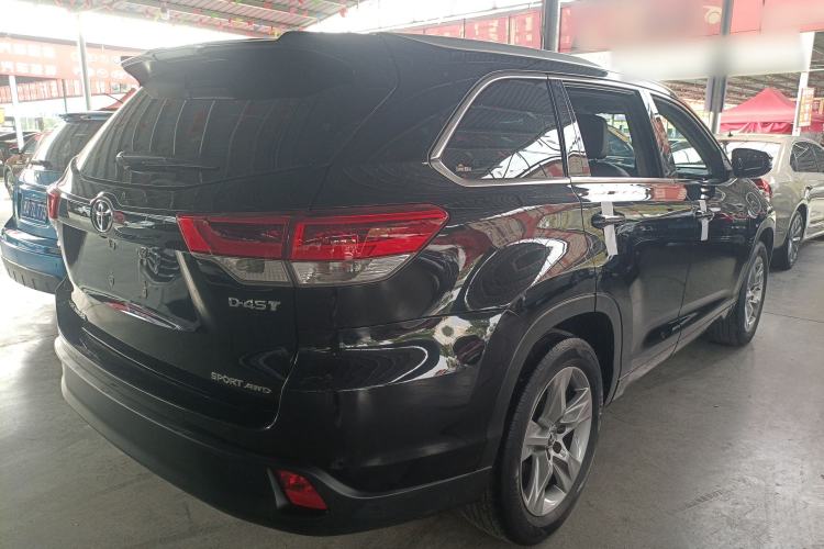Used Toyota Highlander 2021 2.0T Four-Wheel Drive Luxury Edition 7 Seats Rear Right 45 Deg