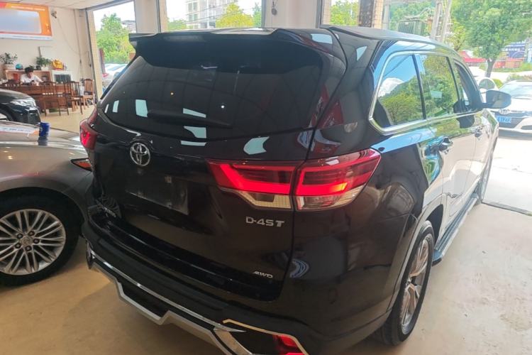 Used Toyota Highlander 2021 2.0T Four-Wheel Drive Elite Edition 7-Seater Rear Right 45 Deg