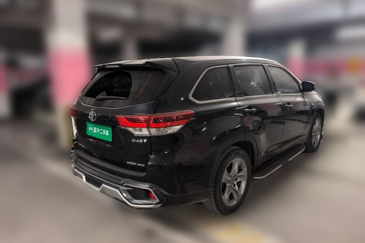 Used Toyota Highlander 2021 2.0T Four-Wheel Drive Luxury Edition 7 Seats Rear Right 45 Deg