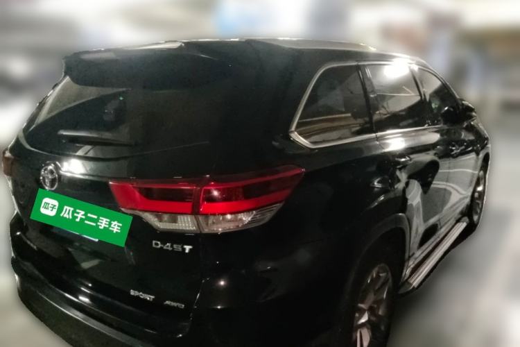Used Toyota Highlander 2021 2.0T Four-Wheel Drive Luxury Edition 7 Seats Rear Right 45 Deg