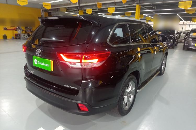Used Toyota Highlander 2021 2.0T Four-Wheel Drive Prestige Version 7 Seats Rear Right 45 Deg